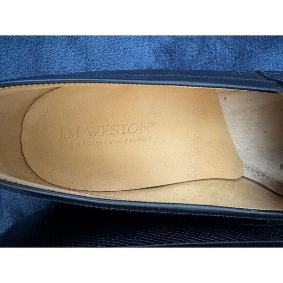 JM Weston 180 Loafer in Black Lizard - 10.5CEU/11US - Picture 6 of 10